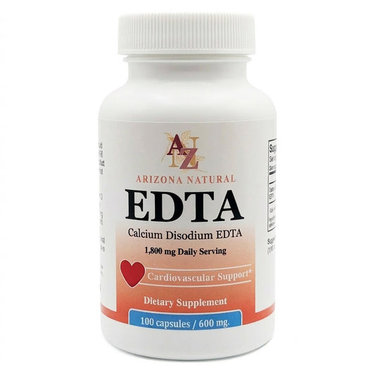 Arizona Natural EDTA (calcium disodium) - 1,800mg daily - 100 capsules