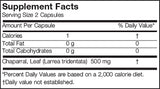 Chaparral (Larrea tridentata) - NDGA Supplement - 500mg Capsules