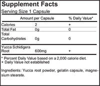 Yucca Root (Yucca schidigera) - 1,000 mg Daily Serving